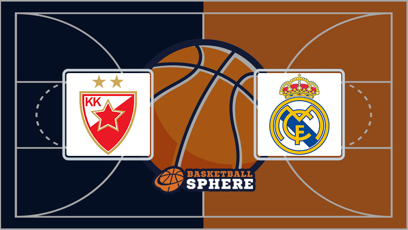 Crvena Zvezda x Real Madrid basquete 19/12/2023